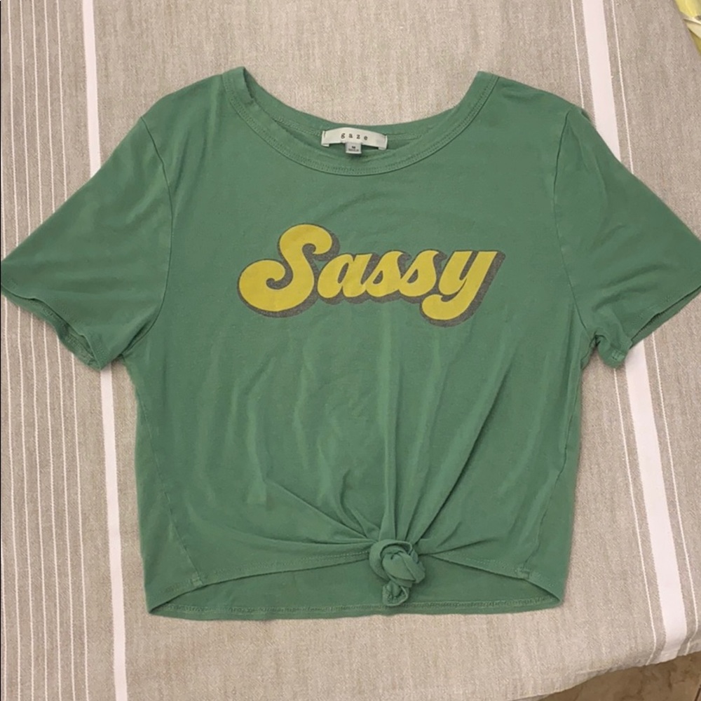 Kids green shirt